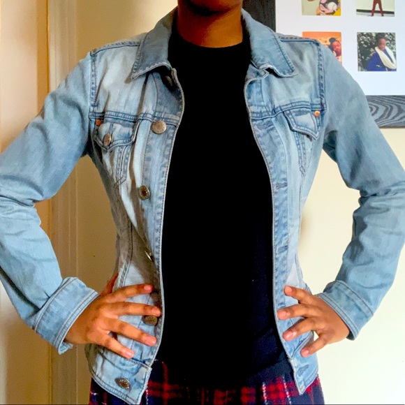 Esprit Light Blue Jean Jacket - Picture 1 of 4